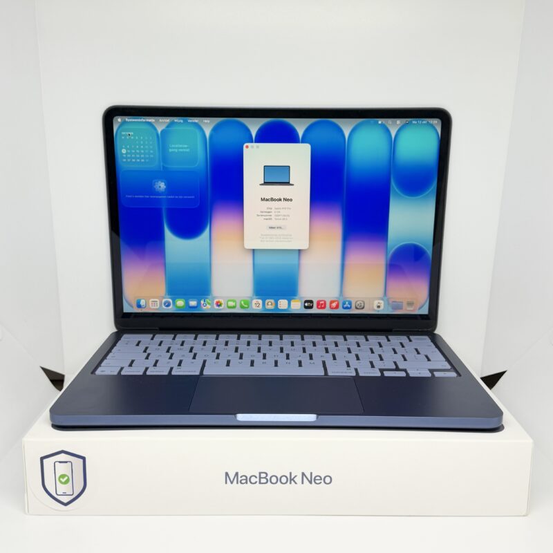 IMG_0518 2 MacBook Neo blauw 512GB /100% batt /krasvrij /garantie